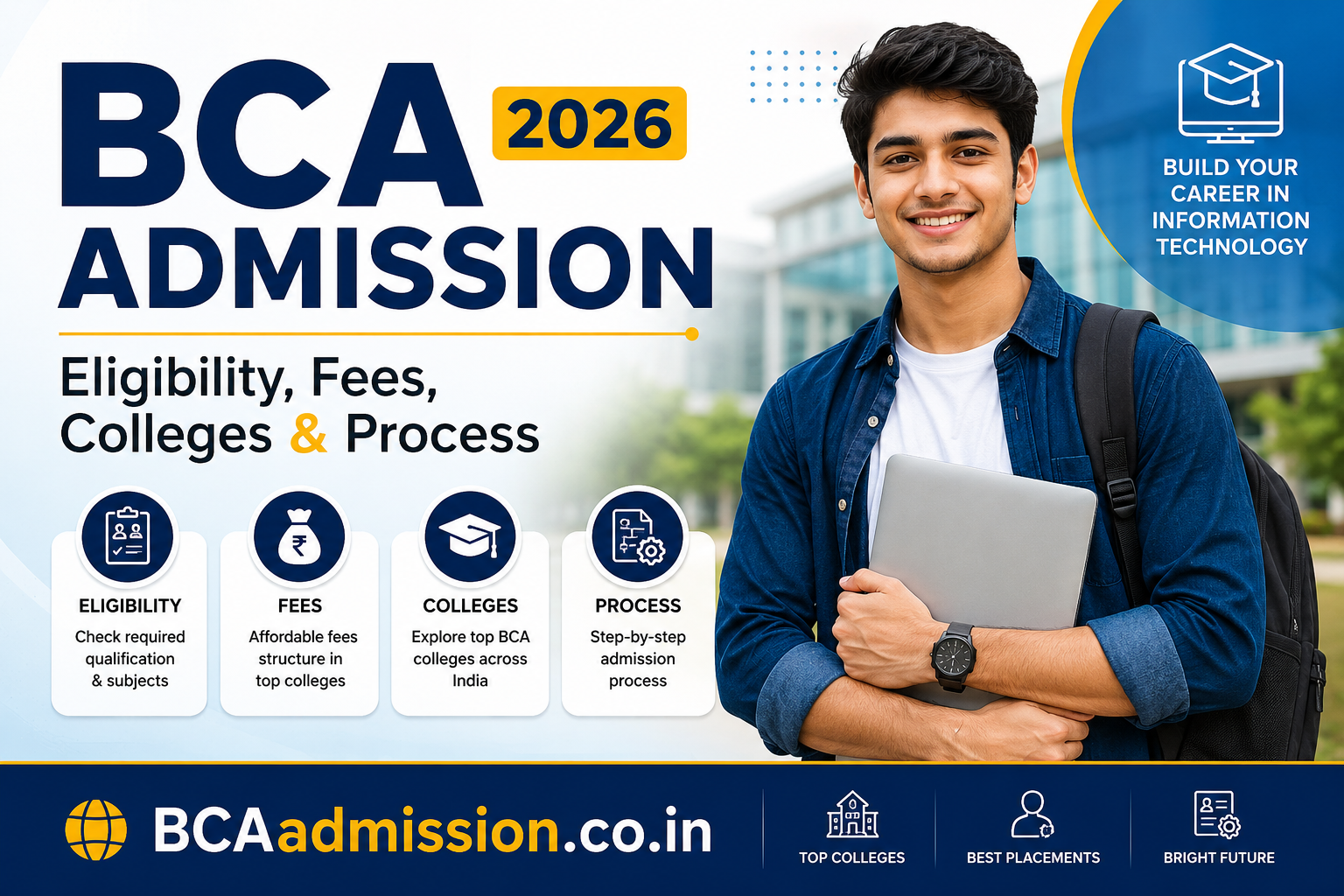 BCA Admission 2026: Eligibility, Fees, Colleges & Process