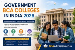 Government BCA Colleges in India 2026